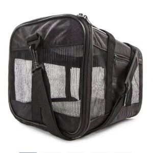 Sherpa To Go Black Travel Pet Carrier, Medium